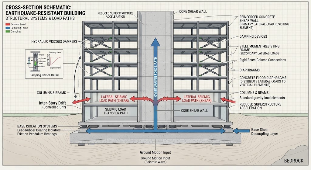 Earthquake-Resistant Building Design: Structural Engineering Principles ...